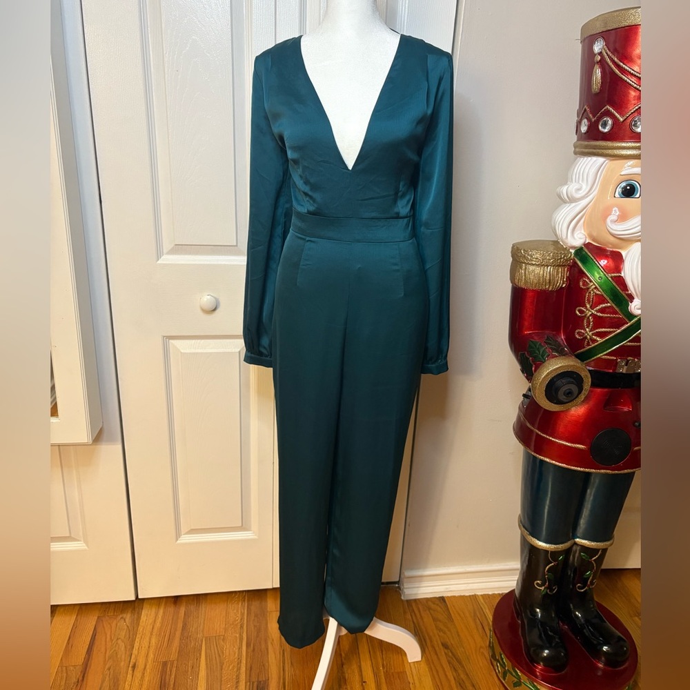 Astr Deep Green Jumpsuit